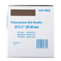 Jeffers Poly Hub Hypodermic Needles for Veterinary Use, Box of 100