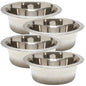 Jeffers Standard-Weight Stainless Steel Food & Water Pet Bowls
