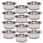Jeffers Standard-Weight Stainless Steel Food & Water Pet Bowls