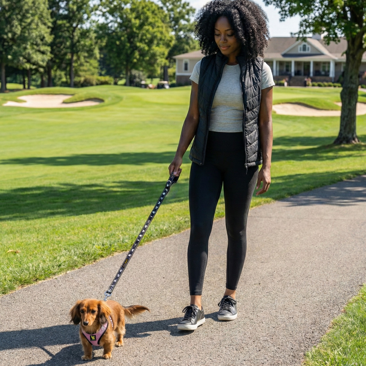 EcoBark Step In Dog Harness - XXXS to Medium Breeds- Reflective Soft Mesh Harness for Teacup, Small Dogs and Puppies / Lilac Pink
