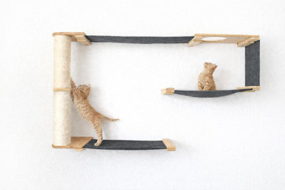 Cat Maze Wall - 3 Tier Cat Tree