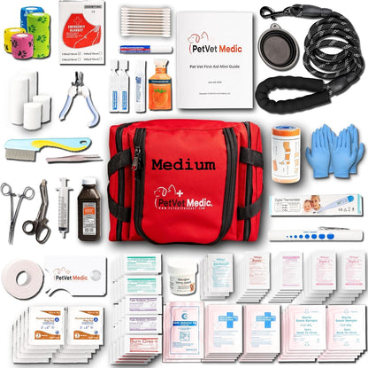 Pet First Aid Kit – Veterinarian-Curated Emergency Supplies & Guide