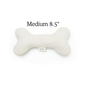 Boba & Vespa Plush Hemp Dog Bone Toy for Gentle Chewers | Soft & Squeaker Free
