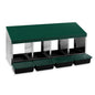 Multi-Compartment Poultry Laying Nesting Boxes with Easy-Clean Plastic Floors