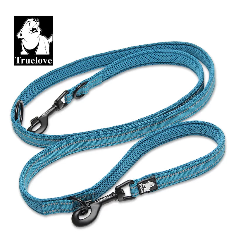 TrueLove TLL2411  -7 in 1 Multi-Function Leash Multiple Features for Convenient Pet Walking and Control