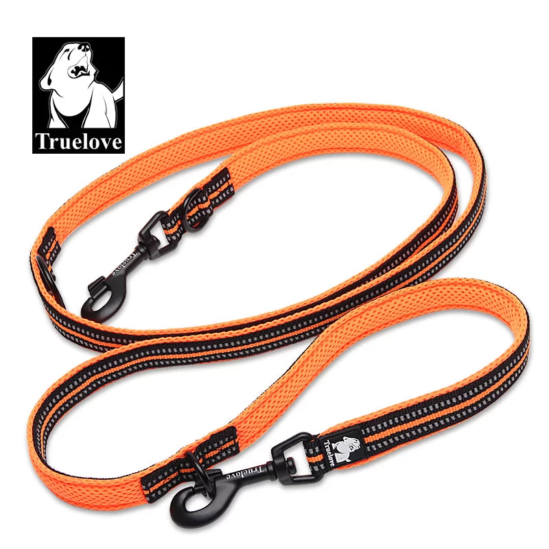 TrueLove TLL2411  -7 in 1 Multi-Function Leash Multiple Features for Convenient Pet Walking and Control