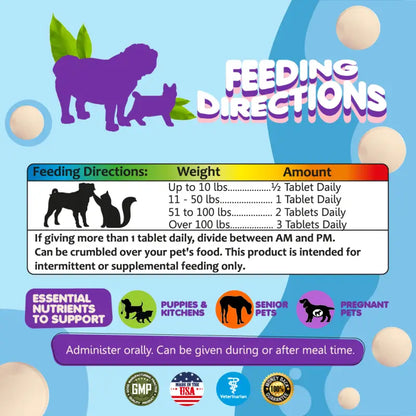 Multivitamin for Dogs & Cats. Prenatal Vitamins