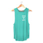 Puppies Make Me Happy Motto Sleeveless Top | Classic Gift for Dog Moms | Made in USA