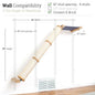 Slanted Cat Scratcher for Wall