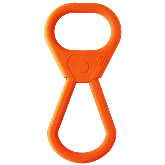 Pop Top Rubber Tug Toy for Interactive Play | Heavy Chewers | USA Made | SodaPup