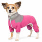 Pet Life ®  Active 'Embarker' 4-Way Stretch Fitness Yoga Full Body Dog Tracksuit
