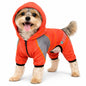 Pet Life ®  Active 'Fur-Breeze' Medium-weight 4-Way-Stretch Full Body Hooded Dog Yoga sweater