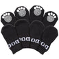 Pet Life ® Anti-Slip Rubberized Gripped Breathable Stretch Pet Dog Socks - Set of 4