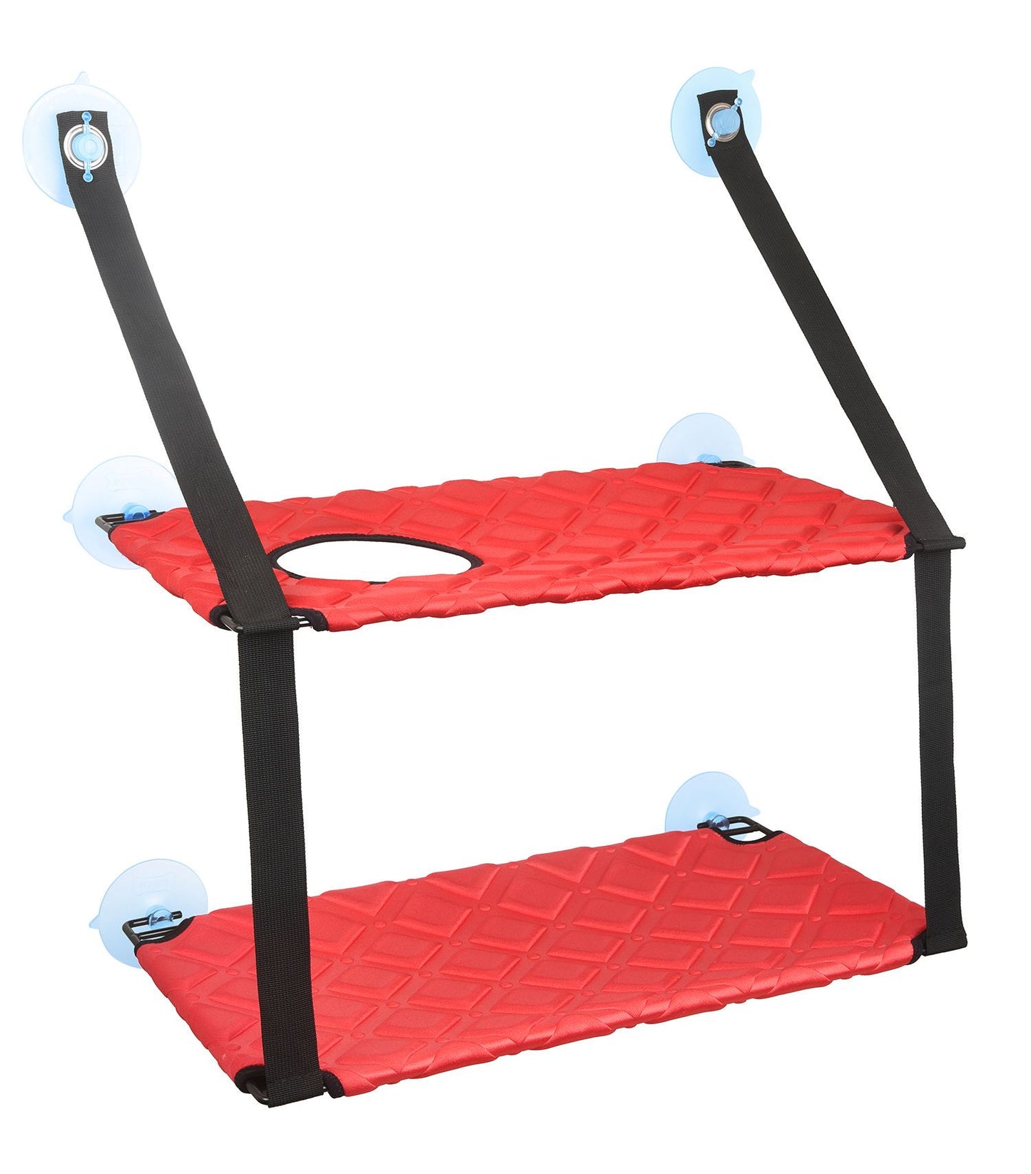 Pet Life ® 'Cat Laze'  Suction Cupped Dual-Leveled Kitty Cat Lounger