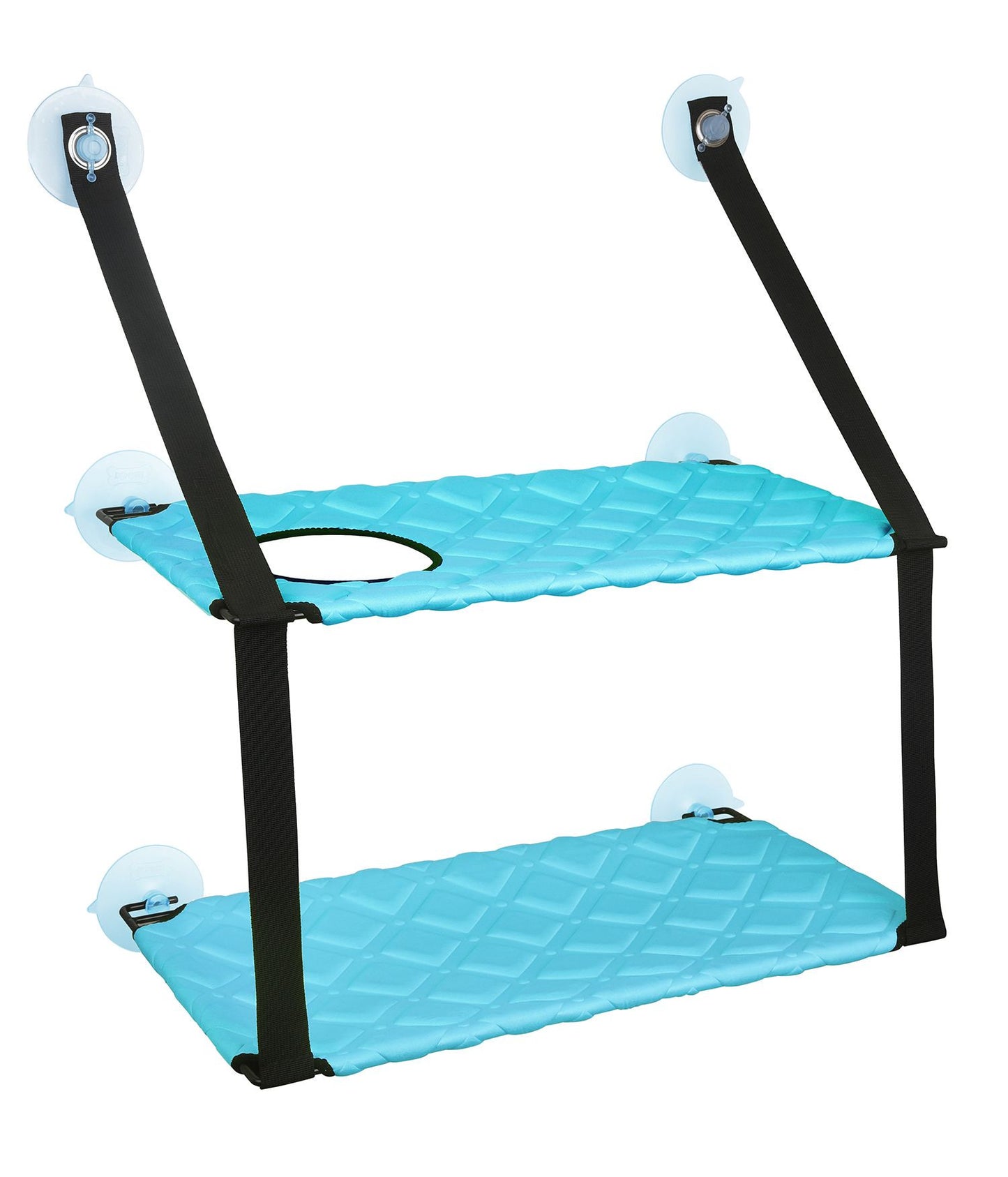 Pet Life ® 'Cat Laze'  Suction Cupped Dual-Leveled Kitty Cat Lounger