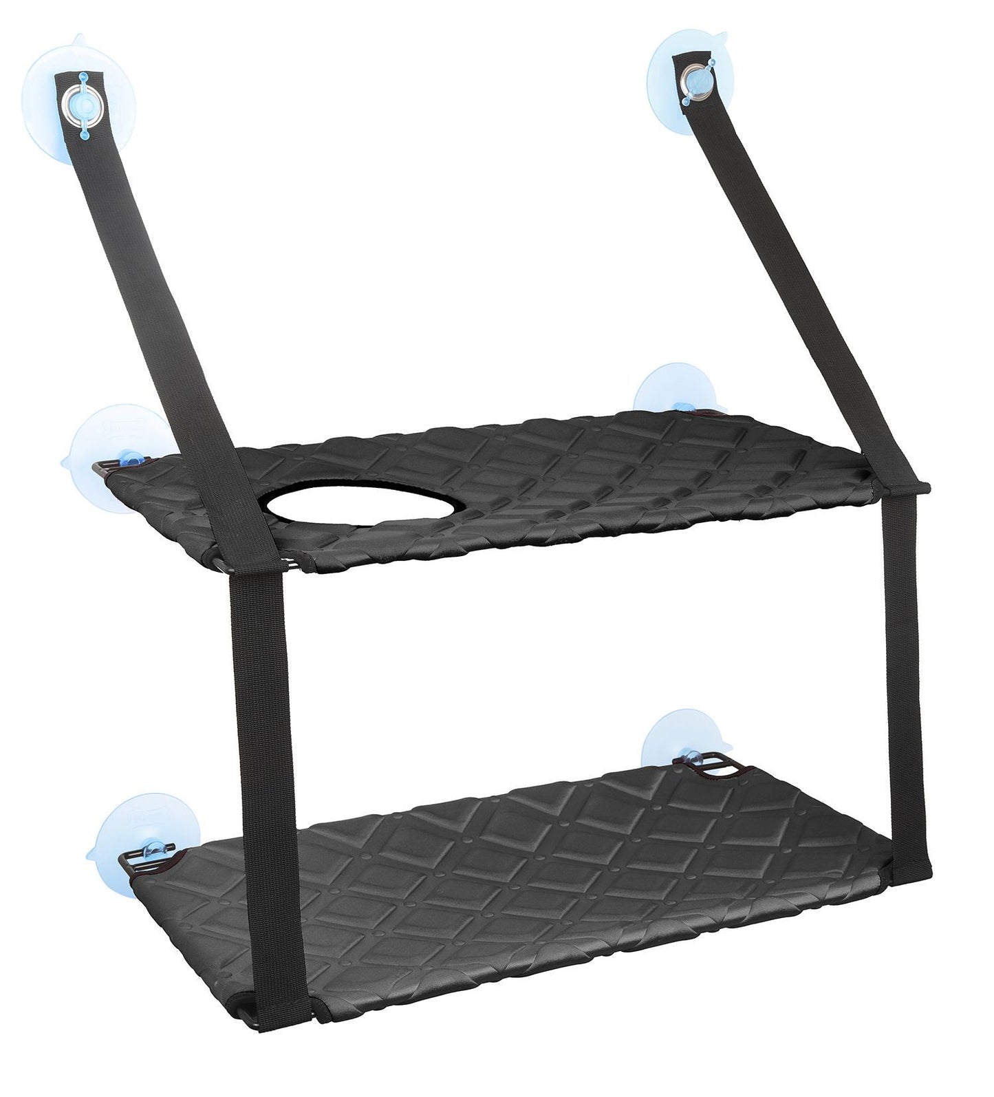 Pet Life ® 'Cat Laze'  Suction Cupped Dual-Leveled Kitty Cat Lounger