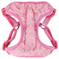 Pet Life ®  'Chichi Shaggy' Mesh Reversed Adjustable Fashion Dog Harness W/ Shaggy Neck Tie