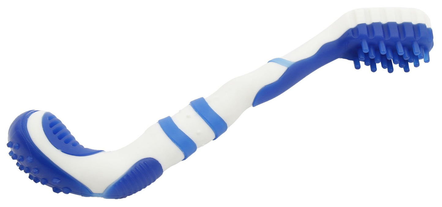 Pet Life ® 'Denta-Brush' TPR Durable Tooth Brush and Dog Toy