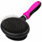 Pet Life ® Flex Series 2-in-1 Dual-Sided Slicker and Bristle Grooming Pet Brush