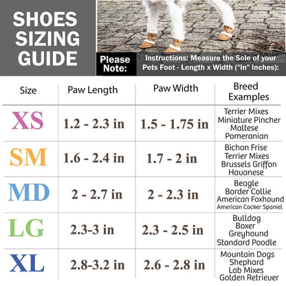 Pet Life ® Fur-Comfort 3M Insulated Fashion Fur and Suede Winter Dog Shoes Boots - Set of 4