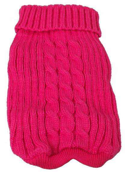 Pet Life ® Heavy Cotton Rib-Collared Fashion Dog Sweater