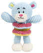 Pet Life ® 'Hugga-Bear' Plush Squeaking and Rubber Teething Newborn Puppy Dog Toy