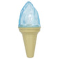 Pet Life ® 'Lick & Gnaw' Ice Cream Cone Freezable and Chewable Tossing Waterproof Floating Pet Dog Toy w/ Insertable Treat pocket