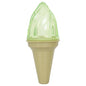 Pet Life ® 'Lick & Gnaw' Ice Cream Cone Freezable and Chewable Tossing Waterproof Floating Pet Dog Toy w/ Insertable Treat pocket