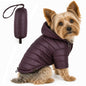 Pet Life ® Lightweight Adjustable and Collapsible 'Sporty Avalanche' Dog Coat w/ Pop-out Zippered Hood