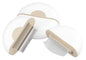 Pet Life ® 'LYNX' 2-in-1 Travel Connecting Grooming Pet Comb and Deshedder