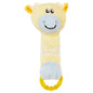 Pet Life ® Moo-Born' Plush Squeaky and Crinkle Newborn Rubber Teething Cat and Dog Toy