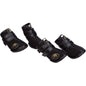 Pet Life ® Ruff Suede High-Support Dog Shoes Sneakers Booties - Set of 4