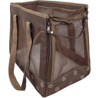 Pet Life ® 'Surround View' Posh Collapsible Fashion Designer Pet Dog Carrier