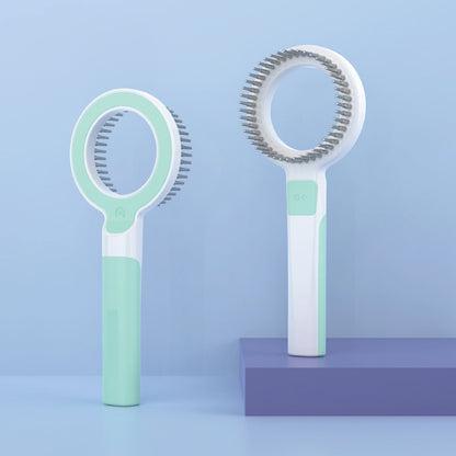 Pet Life ® 'WAGNIFY' 360 Degree and Multi-Directional Modern Grooming Pet Rake Comb