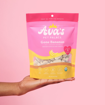 Organic Baked Dog Treats - Gone Bananas