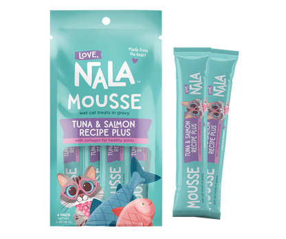 Tuna & Salmon Recipe Plus Cat Treats, Pack of 4