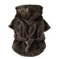 Luxury Soft Pet Dog Puppy Hooded Bathrobe