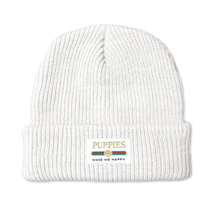 Pup Lux Gold Label Waffle Beanie | Best Gift for Dog Lovers | 10 Colors