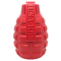 USA-K9 Grenade Rubber Dog Chew Toy | K9 Handler Reward Toy | Red & Blue | USA Made