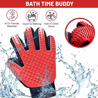 Silicone Pet Grooming Gloves – Fur Remover Mittens, 1 Pair