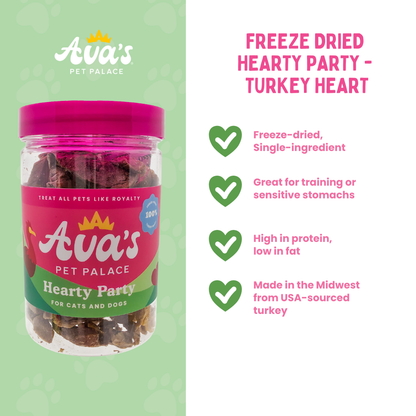 Freeze Dried Hearty Party - Turkey Heart