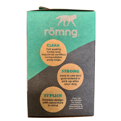 compostable plant-based dog poop bags starter pack