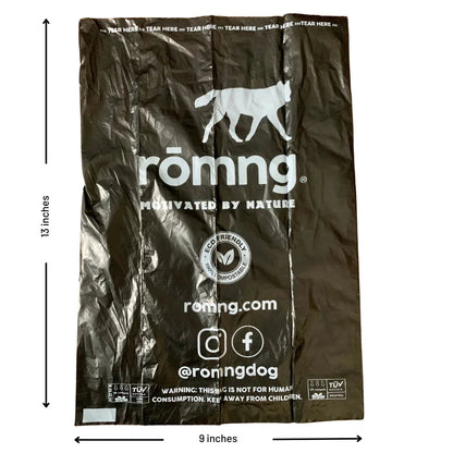 compostable plant-based dog poop bags starter pack