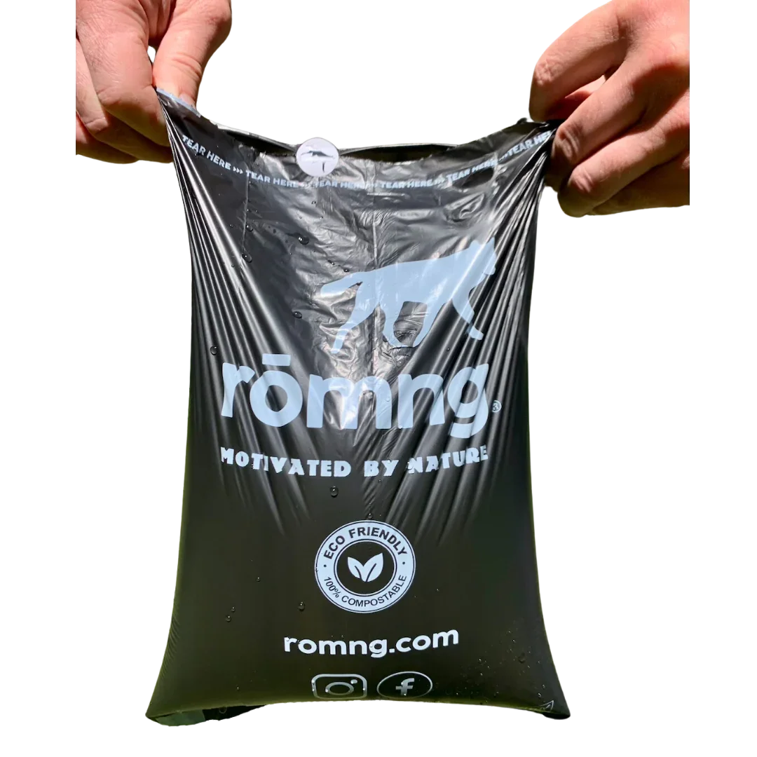 compostable plant-based dog poop bags with dispenser 450 count