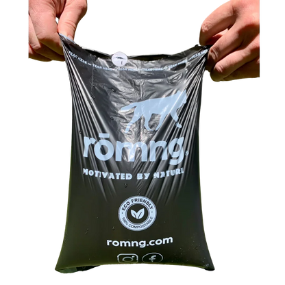 compostable plant-based dog poop bags with dispenser 450 count