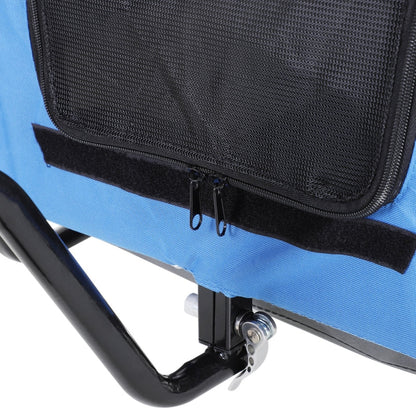 2-in-1, 3 Wheel Pet Jogging Stroller Bike Trailer