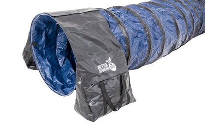 Better Sporting Dogs Heavy Duty Dog Agility Tunnel – 10 ft PVC Training Tunnel with Sandbags