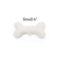 Boba & Vespa Plush Hemp Dog Bone Toy for Gentle Chewers | Soft & Squeaker Free