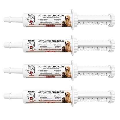 PetVet Medic® Activated Charcoal Syringe for Dogs & Cats — 30 mL