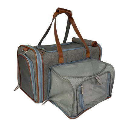 Mr. Peanut's Gold Series Big Apple XL Size Double Expandable Pet Carrier